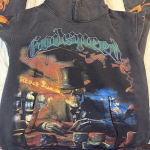 Godspeed Graphic Hoodie - Dark grey